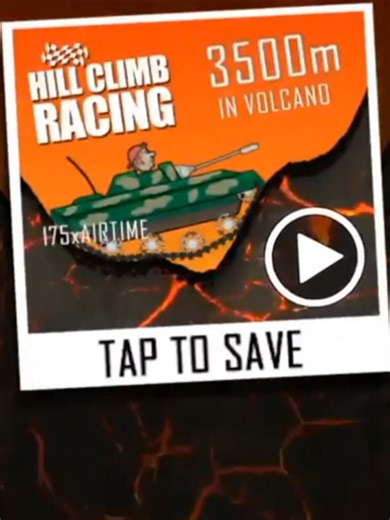 Hill Climb Racing: Tank Challenge in the Volcano