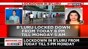 Bengaluru will be locked down from 8 PM tonight till 5 AM on monday in order the curb the spread of COVID19 in the city. | News18