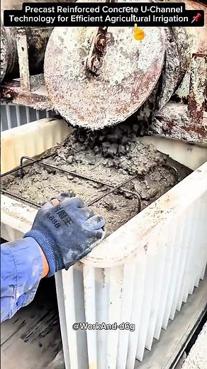 Precast Reinforced Concrete U-Channel Technology for Efficient Agricultural Irrigation 📌