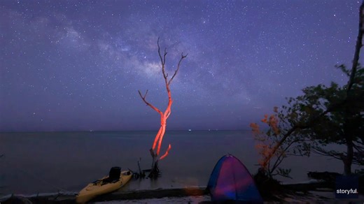 Watch the Milky Way 'move' over the Florida Keys in this stunning timelapse video