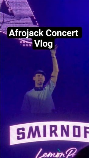 My First Afrojack Vlog #concert #edm #concertvibes #afrojack #virlshort