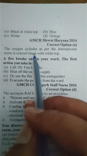 oxygen cylinder colour in hospital