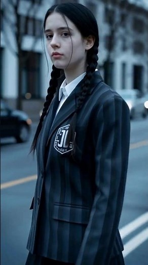 Wednesday Addams Outfit Try-On | Gothic Elegance for Halloween 2025 🖤🎃