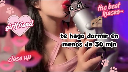 【SWEET ASMR🎙️🐾】助眠 | 最棒的30分钟ASMR体验🫧 近距离特写😸 亲吻、耳语和口腔音🥰 Twitch上的舔耳直播😸