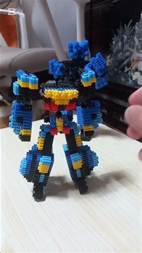 D 블루캅 완성.#메탈카드봇 #디폼블럭 #디블
