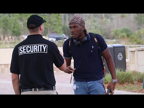 Security Guard Prank at College