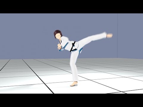 Taekwondo Animation【Blender】
