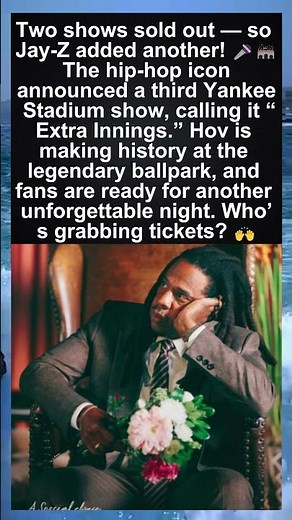 Jay-Z Adds 3rd Show 😱🏟️ #Shorts #JayZ #Hov #concert #hiphop #trending