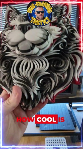 QIDI MAX 4 Powerfull - Maine Coon That Looks ALIVE #3dprinting #fdm #cat #wolf