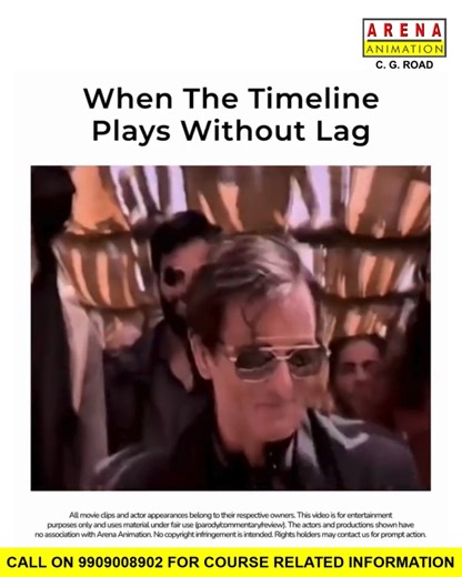 Say Goodbye to Lag! 🚀 Smooth Animation Timelines at Arena Animation C.G. Road Ever felt the frustration of a lagging timeline while working on your masterpiece? 😩 We’ve all been there! But when the timeline plays without a single glitch, it’s pure magic. ✨ At Arena Animation C.G. Road, we provide the high-end infrastructure and industry-standard tools you need to bring your imagination to life—completely lag-free. 💻🎨 Whether you're into 2D/3D Animation, VFX, or Gaming, our courses are design