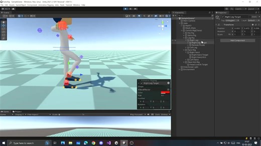 Unity3D Game Development | Hello everyone, i made a Auto Control Rig tool (one click setup) | Facebook