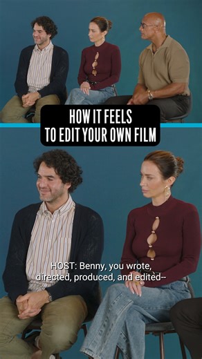 IMDbPro on Instagram: "The multi-talented Benny Safdie breaks down the unique challenge of editing your own movie, parting with scenes you loved shooting, and sometimes even getting kinda mad at the director (who is you). 🎥 The Smashing Machine | In theaters now 🎬 dir. Benny Safdie (@bowedtie) ⭐ Dwayne Johnson (@therock) & Emily Blunt Explore #BennySafdie's wide-ranging credits and get inspired on #IMDbPro: https://imdb.to/BSproIG (link in bio)"