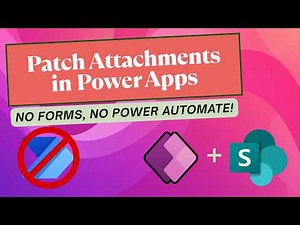 Power Apps Patching Attachments to SharePoint without Power Automate