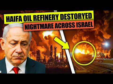 BREAKING: Iranian Missiles BURN DOWN Haifa Oil Refinery in Israel’s WORST NIGHTMARE Come True!