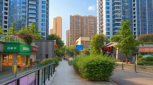 Modern Shops and Tradition in China’s Neighborhood