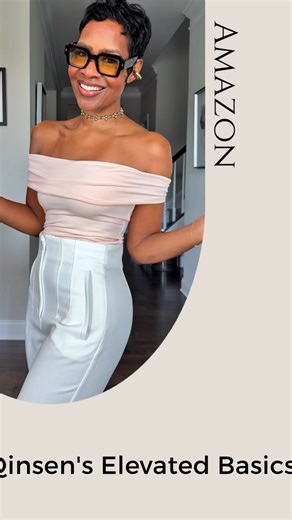 Stacie Gentry on Instagram: "Serving up elevated basics the @qinsen_official way 🍽️ These are hands down the best yummy-soft tees on Amazon—trust me, I’ve tried them all! Perfect stretch, perfect fit, and so easy to dress up or down. I love ALL of Qinsen’s tops, but these are my absolute fave 🙌🏽 Can you guess which color is my favorite? Comment “link” and I’ll DM you the Link OR click the 🔗 in my Bio to Shop my Amazon Storefront! ~Deets~ I’m 5’4, 118lbs Wearing a Size Small Tops @amazon @ama