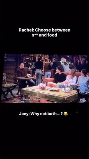 🍕❤️Tell me in the comments… what are your priorities? #friends #explorepage #sitcom #viral #funny