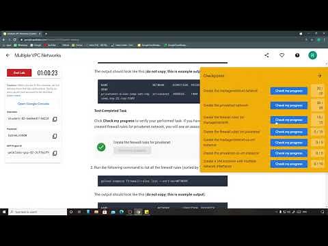 Multiple VPC Networks | Qwiklabs [GSP211]