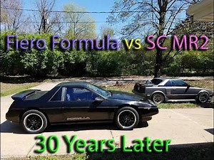 Fiero Formula vs Supercharged MR2: 30 Years Later