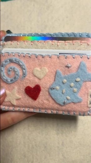 whale shark felt wallet tutorial out feb 6th, 4pm est #sewing