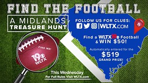 WLTX Find the Football Treasure Hunt is Underway!