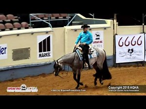 VS FLATLINE ridden by CHARLIE I COLE - 2015 AQHA World Show (FINALS - Jr Western Riding L3)