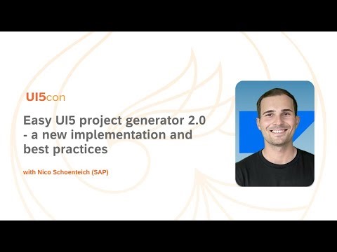 Easy UI5 project generator 2.0 - a new implementation and best practices