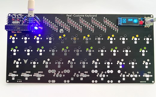 0XCB Stidic赛博朋克风键盘复刻（改版）简易焊接教程及简单介绍《一》