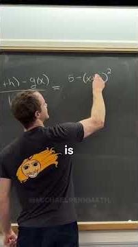 Setting Up the Difference Quotient for a Quadratic
