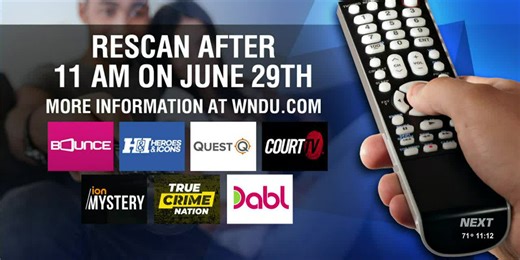 RESCAN: A note for our viewers who watch Channel 28 with an antenna