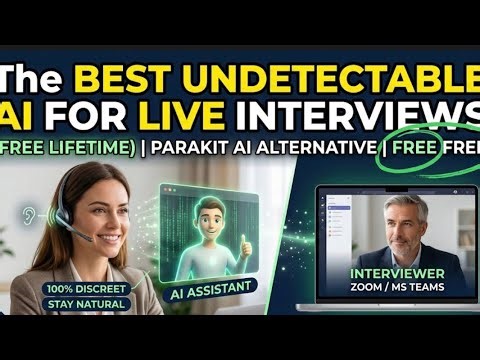 BEST Undetectable AI for Live Interviews (FREE Lifetime + Invisible)