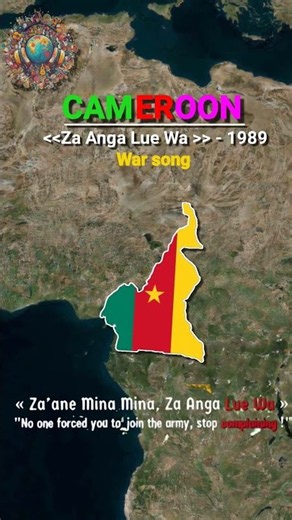 Cameroon 🇨🇲 War Song | War Songs of Every Country – Part 1 #Cameroon #GeoLuma #Shorts
