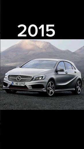 Evolution Of Mercedes Benz A class (1997-2023) #evolution #mercedezbenz #carsviralshorts #supercars