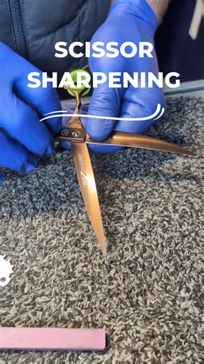 "POV: You can almost hear the sharpness 👀 Watch our insanely satisfying scissor sharpening process! #RazorSharpUK #SharpeningSatisfacti | Razor Sharp - UK Ltd