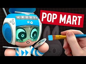 creating a 'CD Player Helmet' POPMART style art toy