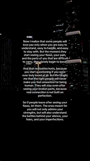But life taught me that the right people will never make you feel unwanted for being human. #unwanted #viral #foryou #viral #trending