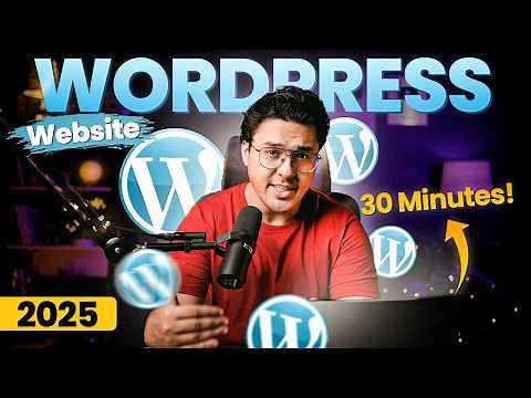 Ultimate WordPress Tutorial 2025: Build Your Site in Just 40 Minutes! 🔥