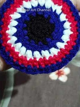 simple and easy crochet art work #art #cuteart ‪@Roar-sw3vo‬