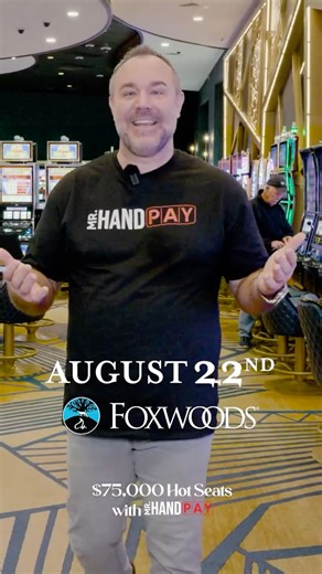 Foxwoods Resort Casino on Instagram: "🎉💸 $75,000 Hot Seats with @mrhandpay 📅 August 22nd ⏰ 6 PM–10 PM As part of #FoxwoodsSummerFest, we’re bringing you an electrifying night featuring the one and only Mr. Hand Pay!✨ Here’s how it works: 🎰 Play your favorite slots or table games with your Foxwoods Rewards Card to enter 💵 Every 30 minutes: Winners will be selected in the Hot Seat 🔥 On the hour: Mr. Hand Pay and his team will surprise 2 lucky winners with $5,000 cash 🎁 On the half hour: 5 w