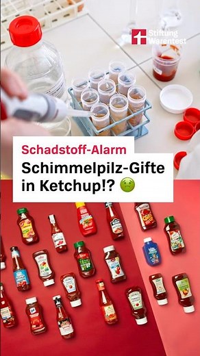 Pollutant alert: Mold toxins in ketchup? 🤢 (Ketchup test 2026 Stiftung Warentest)