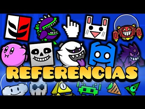 ALL Geometry Dash 2.2 REFERENCES (Icons and achievements)