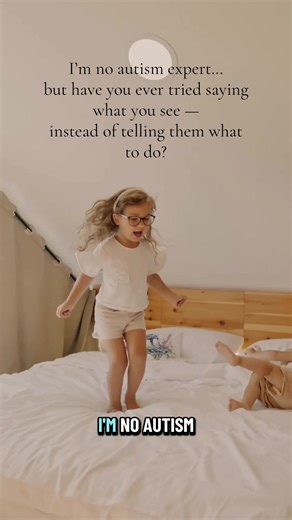 Of course, YOU know your child better than anyone else, and this isn’t a one size fits all tip. Some kids do need very specific directions.-but trying declarative language here and there might just surprise you. Sometimes, a small shift in how we talk, can turn a tense moment into a tiny connection, and it’s always worth experimenting to see what clicks for your kid. #autismcommunicationkeys🔑 #declaritivelanguage #kimgalloslpdotcom #autismmoms #communicationtips