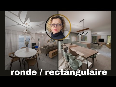 Round or rectangular table in an open-plan kitchen? The choice that changes everything