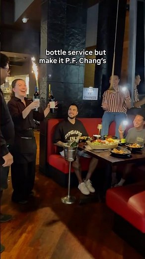 Boats & Bottles at P.F. Chang’s 🍣🍾 #pfchangs #bottleservice #sushi