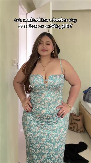 Wearing a Backless Dress: A Plus-Size Perspective