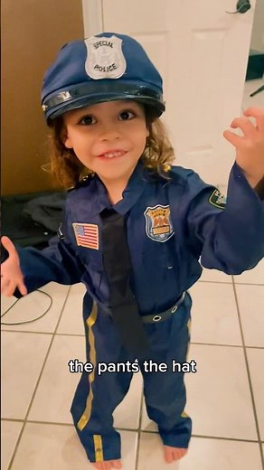 Police costume for kids #costumeideas #halloween2023 #founditonamazon #police #costume #kids