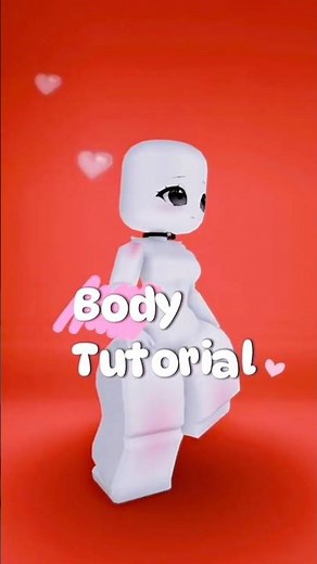 How to Make a Cute TikTok Body ✨ | Roblox Body Tutorial #shorts