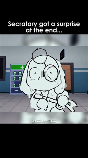 Shadows give intern a surprise in animal hospital animation #protest #animalhospital #usa