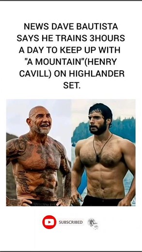 Dave Bautista vs Henry Cavill: Highlander Workout! ⚔️