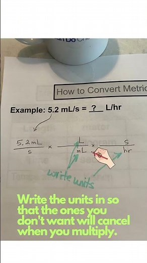 How to convert TWO units using dimensional analysis